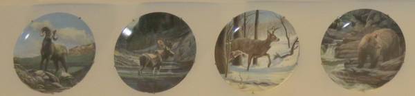Canada's Big Game Plate Set 1
