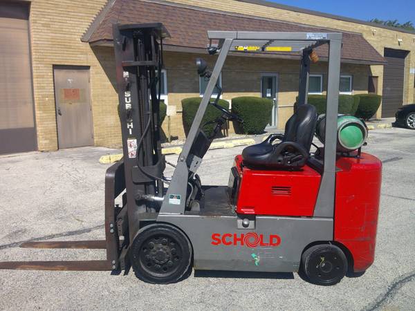 Propane Mitsubishi 5000 LB. Capacity Forklift 1