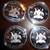 Rare 2010 Uganda 100 shilings Man Eater Proof Coins Complete Set 6 thumbnail