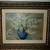 PAINTING Artist Ronan BLUE VASE STILL LIFE 11 Imported Bombay Company 1 thumbnail