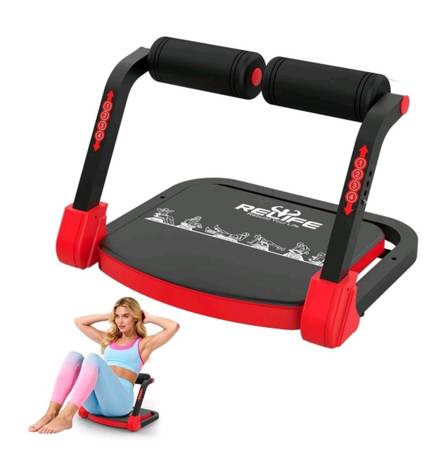 Core & Abs Exercise Trainer – Multi-Function Ab Crunch Home Gym Machine + 1 Re 1