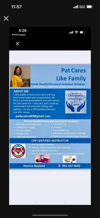 Sitter/ Personal Assistant/ Caregiver 1