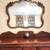 SOLD - LargeAntique 40s Italian Carved Gilt Wood Mirror 38" W 33" T 7 thumbnail
