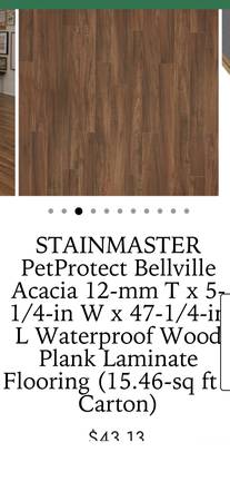 Laminate Flooring (8 unopened boxes) 1