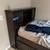 Full size bed with drawers and shelves attached 2 thumbnail