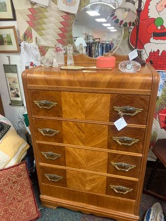 Deco waterfall dresser 1