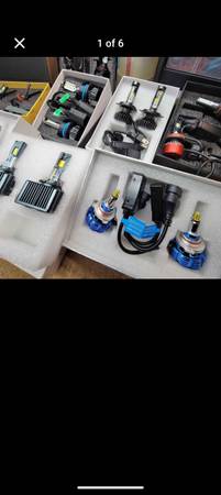 Auto LED LUCES headlights light bulbs upgrade, 6000k 6k 8000 lumens 1