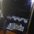 vintage 1980s postmodern black lacquer and brass china cabinet / displ 13 thumbnail