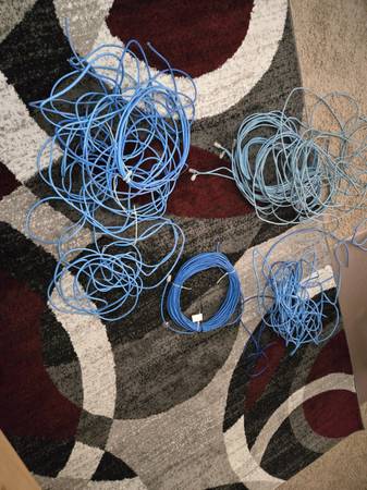 Cat 5 and 5e networking cable, appx 200 ft 1