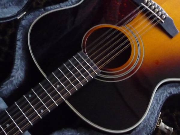 1999 Guild USA JF-30-12 Antique Burst with OHSC - Excellent Condition 1