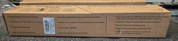 AceMining Adjustable Door Security Bar Stop Door From Being Forced 1