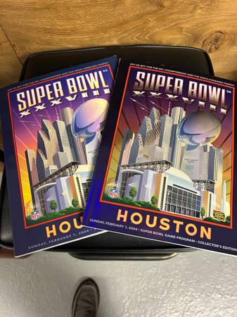 Super Bowl Programs!! 1