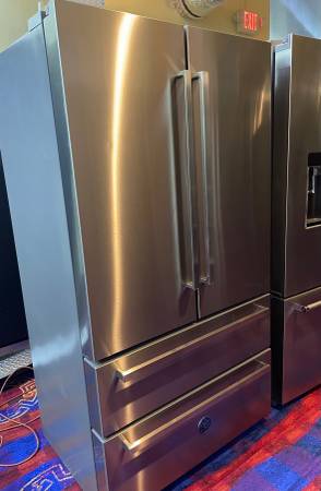 Bertazoni French door counter depth double freezer 1