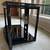 Metal/Glass TV Entertainment Center/Black 4 thumbnail
