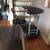 Table Black Computer desk with casters wheels and chair 1 thumbnail