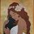 Original Painting of Woman & Black Cat 1 thumbnail