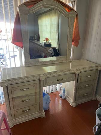 Makeup Vanity & Nightstand 1