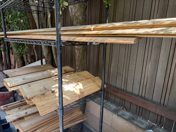 Tongue & Groove Cedar paneling 1