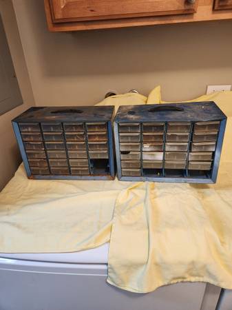 Bolt bins (2) $10 takes both 1