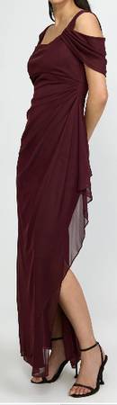 Wedding/Evening/Formal/Grad/Prom Dress–size 10–Raspberry Wine 1