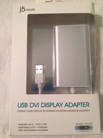 USB DVI DISPLAY ADAPTER J5create 1