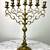 Large Antique Brass Menorah 1 thumbnail