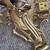Antique Ornate 3 Arm Brass Wall Sconce Fixture 13 thumbnail