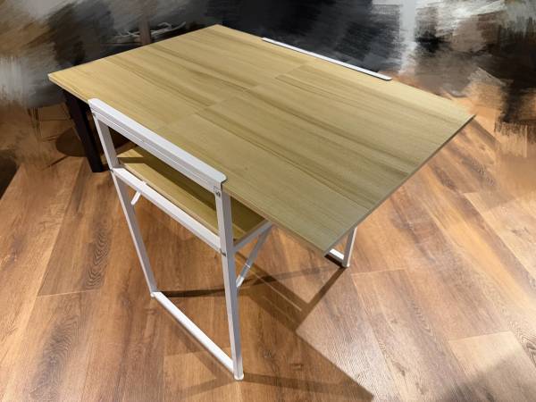 Folding Drop-Leaf Dining Table / Desk – 2 Available 1
