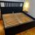 IKEA King Bed Frame (HEMNES) +Headboard+ Luroy Slats- Black 12 thumbnail