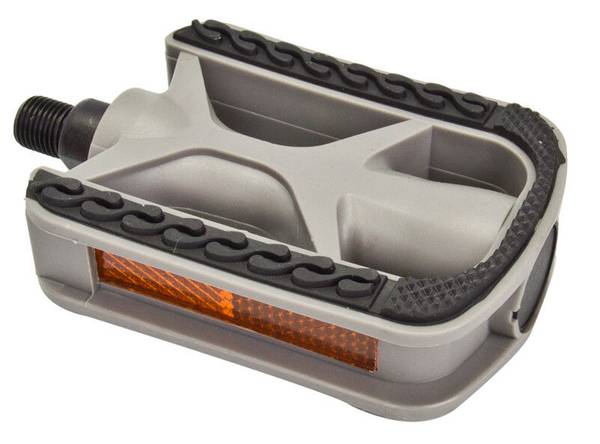 Sunlite Non-Slip Pedals Sunlt Non-slip Gray W/rubber 1/2 1