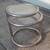 Two 1970s MCM Milo Baughman Tubular Chrome Metal Swivel End Tables 7 thumbnail