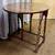 Vintage Rustic Colonial Drop Leaf Butterfly Wood Accent Side Table. 5 thumbnail