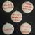 Vintage 1960s Avis Rent-A-Car "We Try Harder" Metal Tab Buttons 1 thumbnail