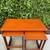 Mid Century Modern Teak Triform Nesting Table Set 3 thumbnail