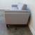 3-Seat Gaby Sofa in Grey Brushed Knit Fabric 9 thumbnail