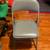 Bluish gray folding chair 1 thumbnail
