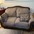 3pc Sofa loveseat and table in good condition 3 thumbnail
