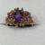 NEW Fancy 10K Gold Amethyst Ring 1 thumbnail