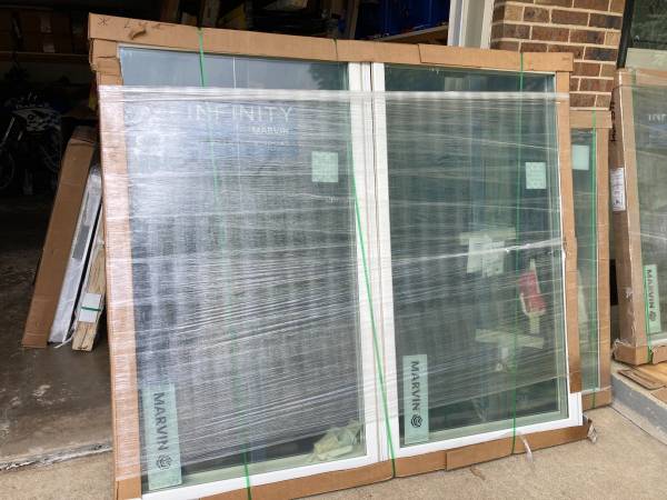 New window , casement , white , fiberglass , 72 by 63 1