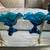Antique Blue Viking Glass Candle Holders from the Epic Line 8 thumbnail