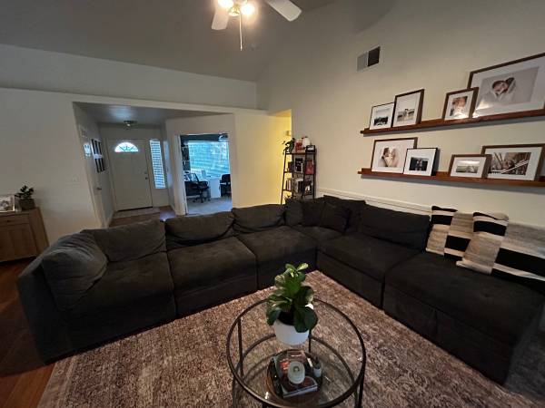 Thomasville Modular Sectional with Storage Ottoman 1
