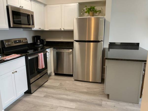 $650 / 1br - 550ft2 - Totalmente amueblado, Departamento de una habitación en tercer piso (Woburn)63699526241281122