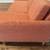 Orange sectional couch 4 thumbnail