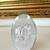 Vintage hand blown clear egg shaped glass paperweight 3.25” 5 thumbnail