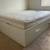 Serta Perfect Sleeper Queen mattress and white storage bed frame (OBO) 1 thumbnail
