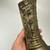 Antique 1925 Indian Brass Filigree Beast Tiger Pata Sword Handle Gaunt 3 thumbnail