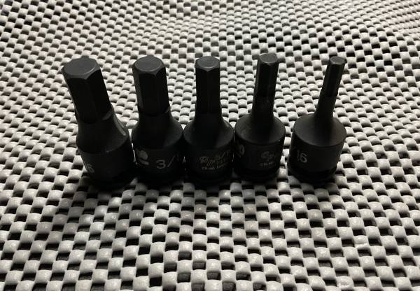 Fractional Hex Impact Socket Lot - New 1