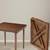 Stakmore 32'' Solid Wood Classic Scalloped Edge Folding Table 2 thumbnail