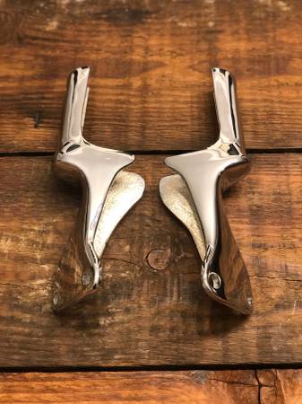 T bucket chrome windshield stanchions 1