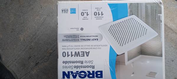 Bathroom fan new 1